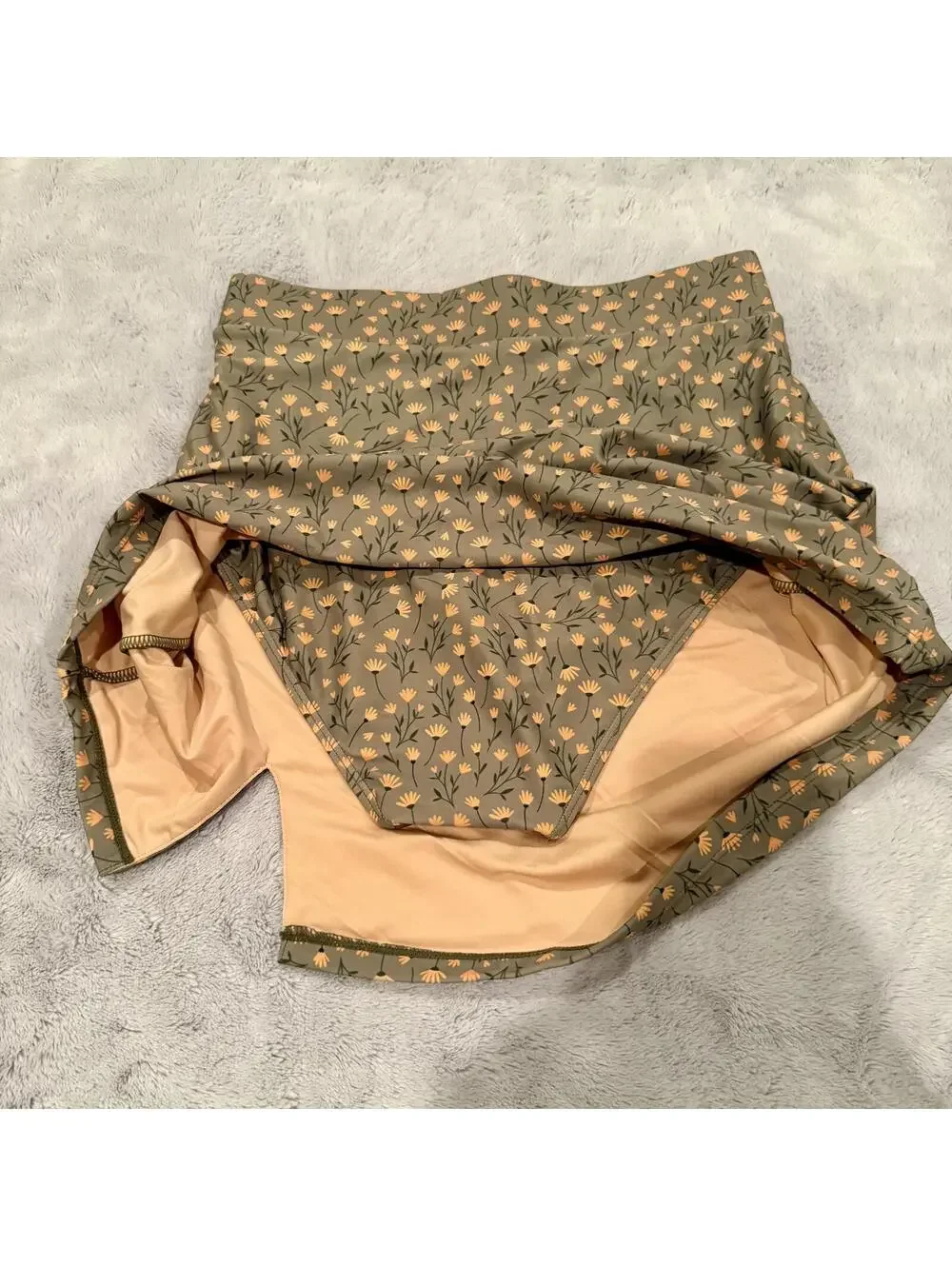 Two-Piece Top and Skirt Swim Set - Picture 6 of 9